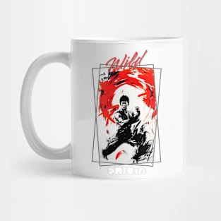 Martial Art Kung Fu Wild Nature Free Spirit Art Brush Painting Mug